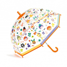 Зонт детский Djeco Личики, меняет цвет, для девочки
