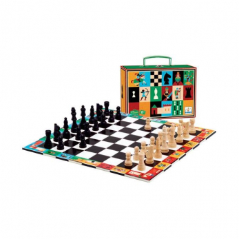 Игры Djeco Заниматч + Шахматы и шашки
