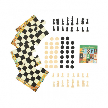 Игры Djeco Заниматч + Шахматы и шашки
