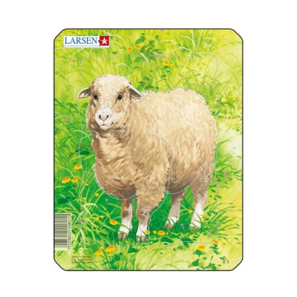 Пазл Larsen Рисунок овцы, 5 деталей