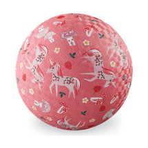 Мяч Crocodile Creek Единороги, розовый, 13 см