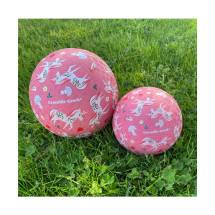 Мяч Crocodile Creek Единороги, розовый, 18 см